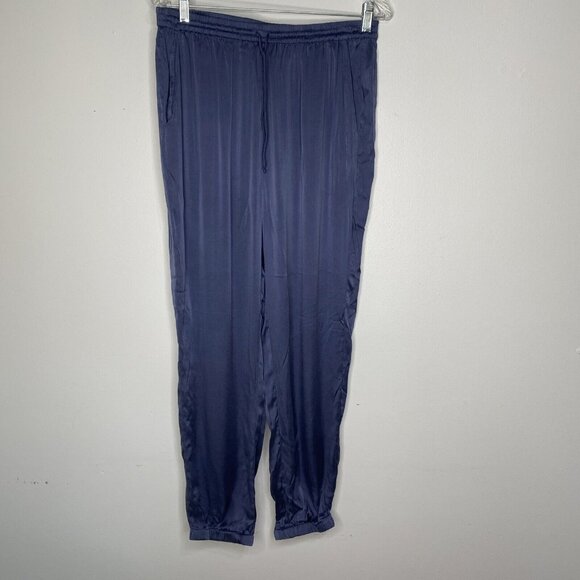 Skin Other - Skin World Wide Silk Pajama Pants Blue 4 XL Elastic Pockets Drawstring jogger